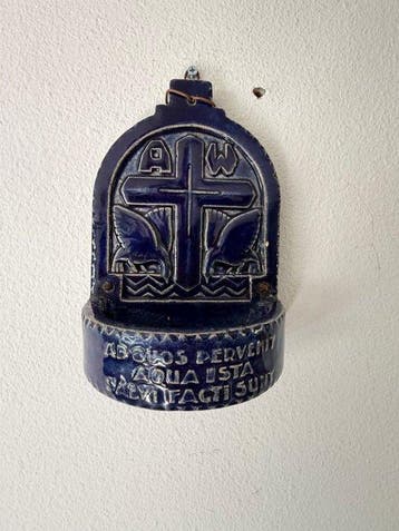 Art nouveau Bénitier - 1920-1930 - Symboles religieux - 26
