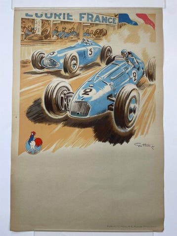Geo Ham - Ecurie France 1947 - autoraces
