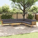 vidaXL 6 Stuk Tuinpallet Sofa Eenheden Massief Acacia Hout, Verzenden, Nieuw