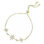 Fako Bijoux - Dames Armband Drie Sterren Strass -, Verzenden, Nieuw