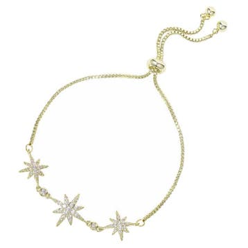 Fako Bijoux - Dames Armband Drie Sterren Strass -, Verzenden, Nieuw