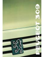 1989 PEUGEOT 309 BROCHURE DUITS