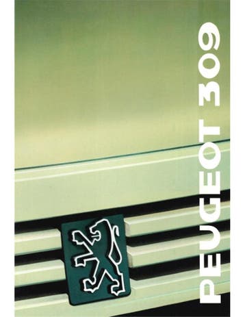 1989 PEUGEOT 309 BROCHURE DUITS, Nieuw