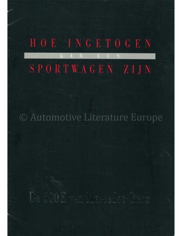 1990 MERCEDES BENZ 500E BROCHURE NEDERLANDS, Nieuw