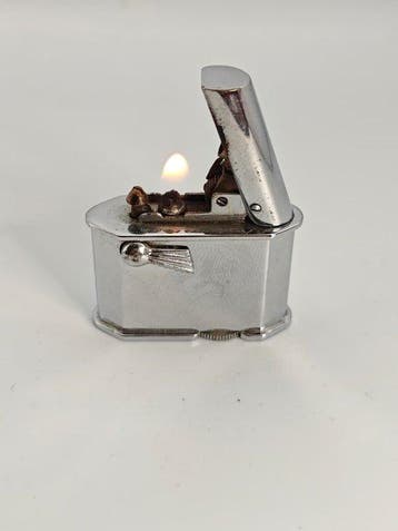 Saffa - Scintilla - Winged Push Lever - Aansteker - Chrome, Nieuw