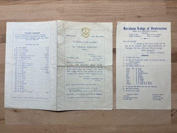 Document - Southport Masonic Lodge, United Grand Lodge -