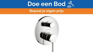 Bieden: Hansgrohe Starck bad mixer tab chrome, Ophalen of Verzenden