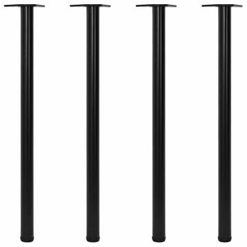 Tafelpoten 1100mm zwart | Tweede kansje | OP = OP, Huis en Inrichting, Tafelonderdelen, Tafelpoot, 100 tot 150 cm, Verzenden, Rond