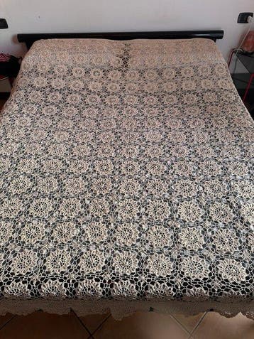 Bedsprei - 290 cm - 215 cm - getande rand