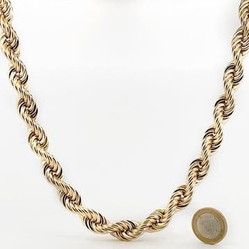 Halsketting - 18 karaat Geel goud - Family Gold - 60 cm, Nieuw