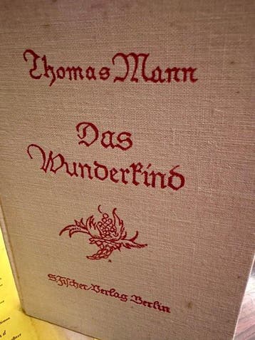 Thomas Mann - Das Wunderkind - 1928
