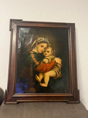 European school (XIX), After Raffaello Sanzio - Madonna