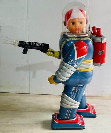 Daiya - Blikken speelgoed - Astronaut, Automatic Action,