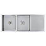 RVS Gootsteen 111cm | Retour Deal | 34% Korting, Staal of Inox, Overige kleuren, Verzenden, Nieuw