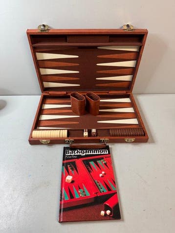 Jeu de société - Luxe Vintage Backgammon Set: Tijdloze