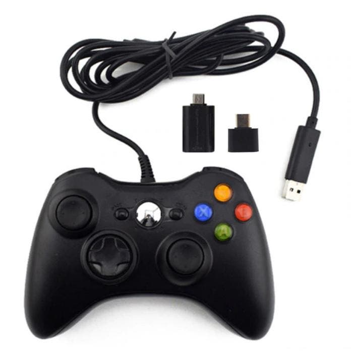 Gaming Controller voor Xbox 360 / PC - Gamepad met Vibratie, Games en Spelcomputers, Spelcomputers | Overige, Nieuw, Verzenden