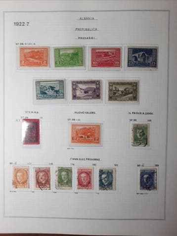 Albanië, Italiaanse en Duitse bezettingen, Bosnië,, Gestempeld