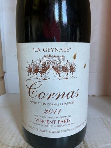 2011 Domaine Vincent Paris, La Geynale, Cornas - Cornas - 1