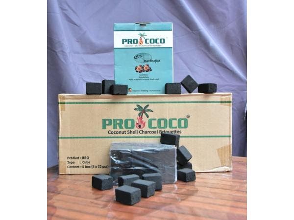 Veiling - BBQ Kokosbriketten Pro Coco 20kg, Tuin en Terras, Houtskoolbarbecues
