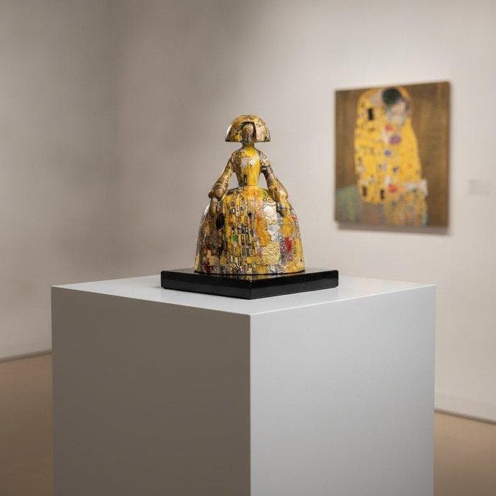 The Rodriguez (Spain) - Menina Klimt - No Reserve - 3D, Antiek en Kunst, Kunst | Schilderijen | Modern