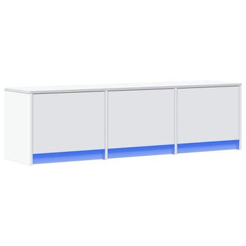 vidaXL TV Kast Wit Bewerkt hout, Huis en Inrichting, Verzenden, Nieuw