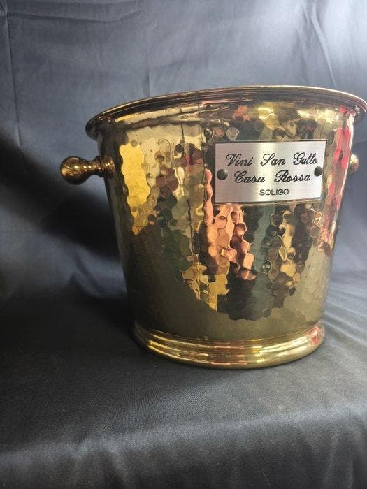 Celato Rito - Champagne koeler - Verguld messing, Verzamelen, Wijnen