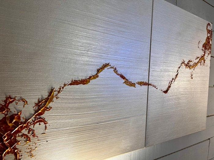 Ronan Martin - Eclair - XL, Antiek en Kunst, Kunst | Schilderijen | Modern