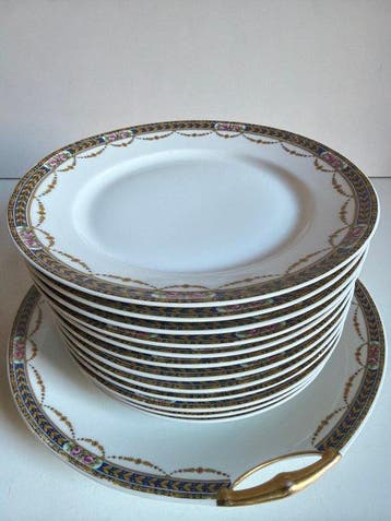 Limoges - Service à petit déjeuner (13) - Porcelaine -