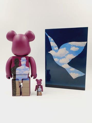 No reserve Medicom Toy x René Magrite - Be@rbrick René