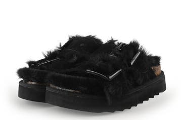 Warmbat Slippers in maat 38 Zwart, Slippers, Verzenden, Zwart, Zo goed als nieuw