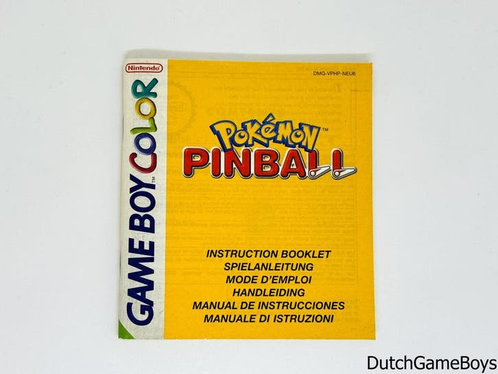 Gameboy Color - Pokemon Pinball - NEU6 - Manual, Consoles de jeu & Jeux vidéo, Jeux | Nintendo Game Boy, Envoi