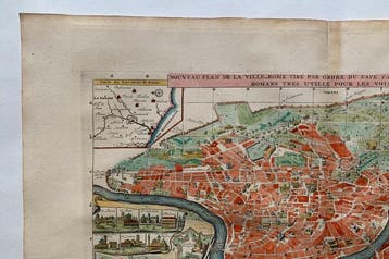 Italie - Rome; Henri Chatelain - Nouveau Plan de la Ville de
