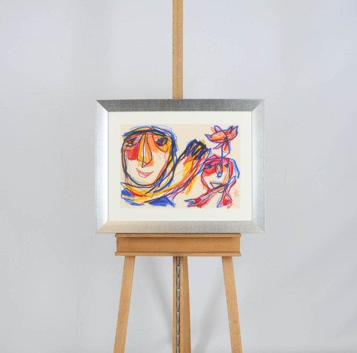 Geert-Jan Jansen (1943) - CoBra, Antiek en Kunst, Kunst | Schilderijen | Modern