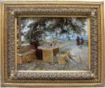 Eduard Ameseder (1856 - 1938) - Sunny monastery terrace on
