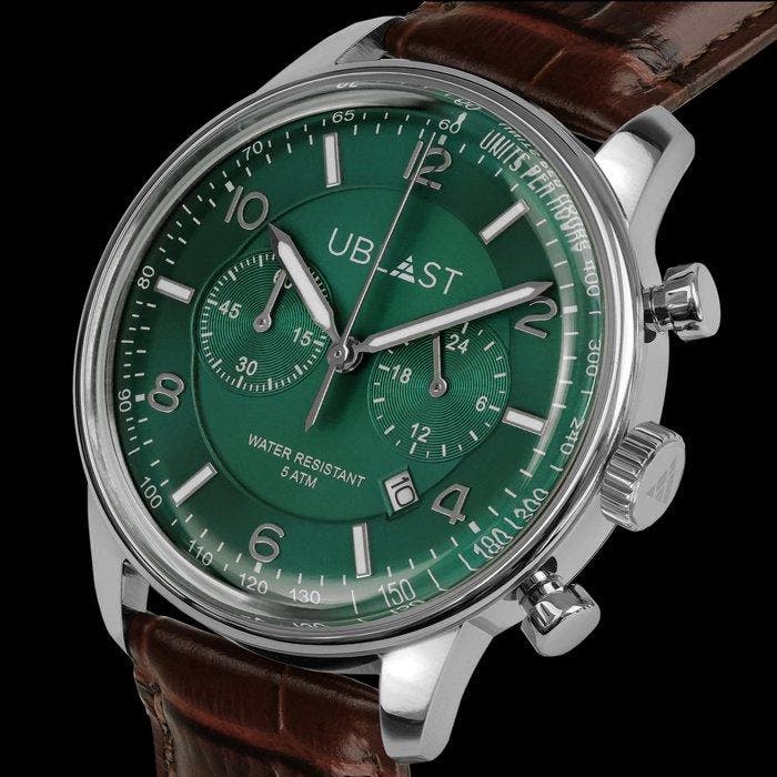 Ublast - Elegant Chronograph - REF. UBELCH40GN - Heren -, Bijoux, Sacs & Beauté, Montres | Hommes
