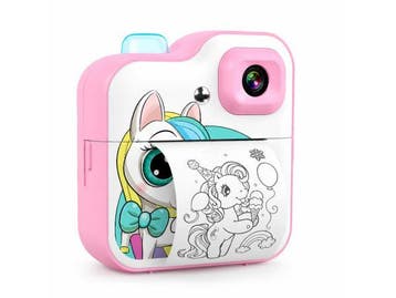 Veiling - iTeck Kindercamera met instant Thermische Printer