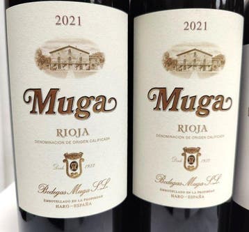 2021 Muga, crianza x2 & 2021 Marqués de Murrieta, Finca, Nieuw