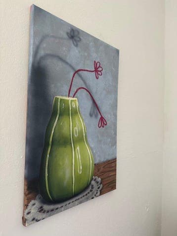Mara Niklewski - Vase mit Blumen