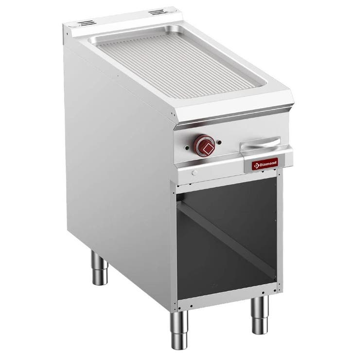 Bak-/Grillplaat | OPTIMA 900 | Elektrisch | Gegroefd, Zakelijke goederen, Horeca | Keukenapparatuur, Nieuw in verpakking, Verzenden