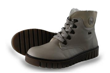 Rieker Veterboots in maat 40 Beige, Kleding | Heren, Schoenen, Overige kleuren, Verzenden, Boots, Zo goed als nieuw