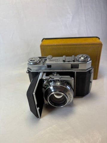 Kodak Retina IIa ( type 016 ) met originele doos Analoge
