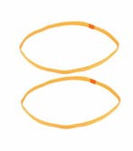 Haarband Sport 1cm - Elastiek - Anti-slip - Oranje - Set van, Nieuw