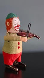 Schuco - Jouet en étain - Violist playing Clown Unboxed -