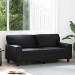 vidaXL Tweezitsbank / zetel 140 cm kunstleer zwart, Verzenden, Nieuw