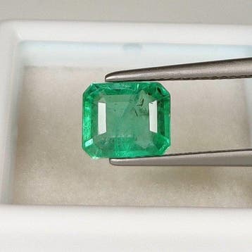 Zonder minimumprijs - 1 pcs Groen Smaragd - 1.78 ct -, Nieuw