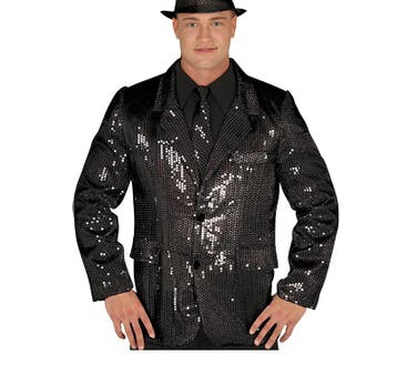 Zwarte Colbert Glitter, Kleding | Heren, Verzenden, Nieuw