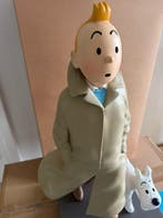 Tintin trench-coat + Milou - 60 cm - 1 Beeldje