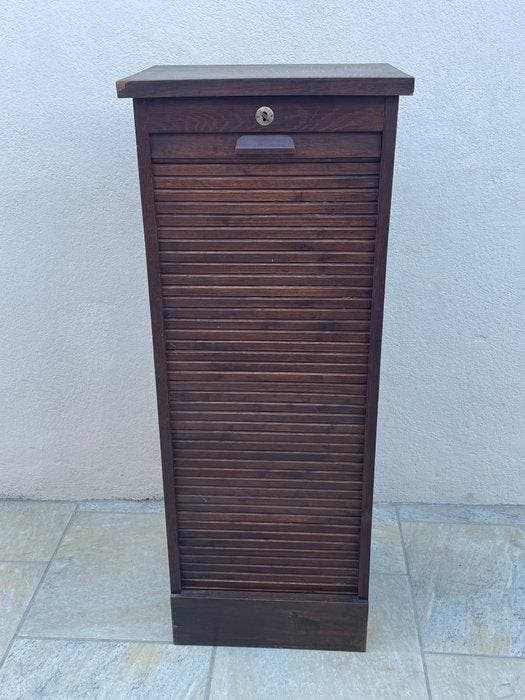 Armoire de bureau - Bois - Armoire d’archives, Antiquités & Art, Art | Objets design