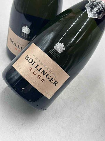 Bollinger, Rosé - Champagne - 2 Flessen (0.75 liter), Verzamelen, Nieuw