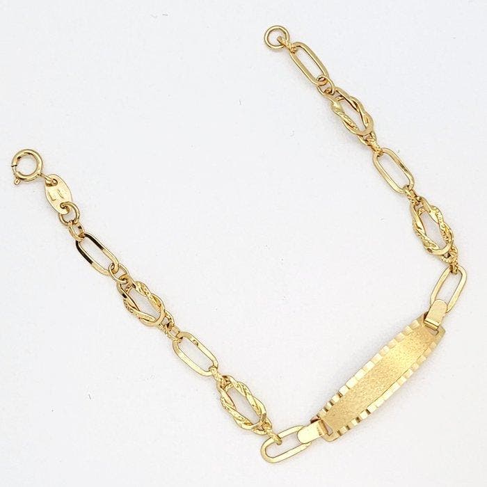 Armband - 18 karaat Geel goud, Handtassen en Accessoires, Armbanden
